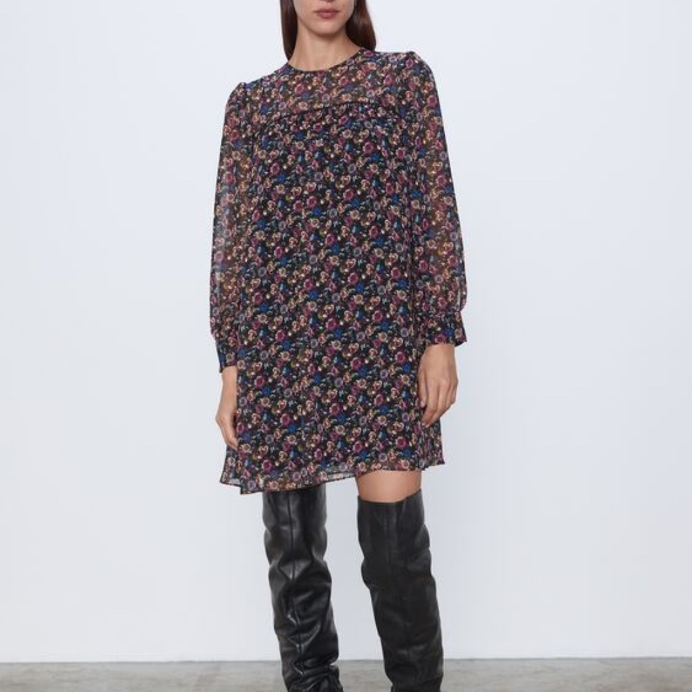 Zara floral dress